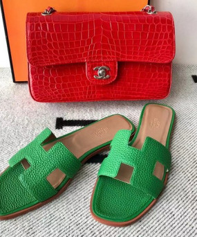 에르메스 올수공 오란 슬리퍼 샌들 토고 18